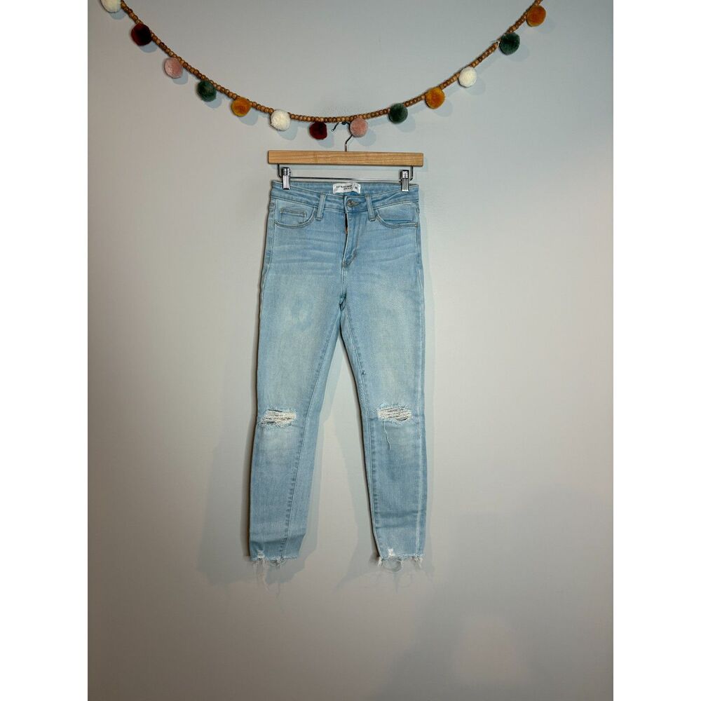 Just Black Denim light wash distressed jeans